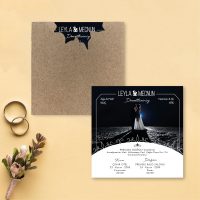 Gelin Damat Resimli Nikah Davetiyesi